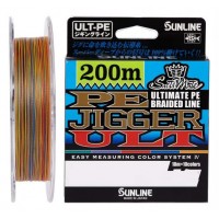 Шнур Sunline PE-Jigger ULT 200 м multicolor #1.5/0.205 мм 25lb/11.0 кг (1658-10-36)