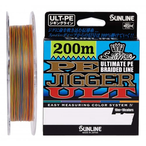 Шнур Sunline PE-Jigger ULT 200 м multicolor #1.5/0.205 мм 25lb/11.0 кг (1658-10-36) в інтернет супермаркеті PbayMarket!