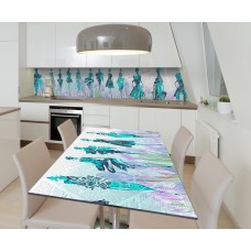 Наклейка вінілова на стіл Zatarga  