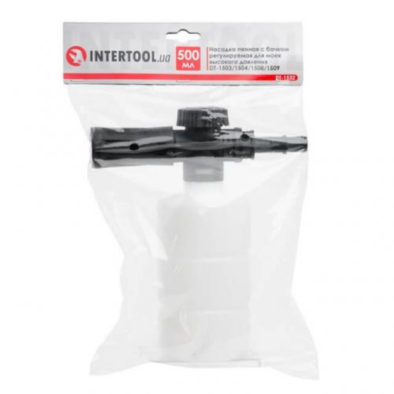 Насадка пінна з бачком регульована Intertool DT-1532 DT-1502 / 1503 / 1504 / 1508 / 1515 / 1517 / WT-1509