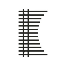 Рушникосушарка водяна Gratsiya П13 600х1000 Deffi Чорний (A.GR.100.60.13.B.A)