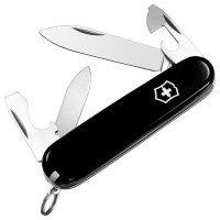 Складаний ніж Victorinox Recruit 84 мм 10 функцій Чорний (0.2503.3) Складаний ніж Victorinox Recruit 84 мм 10 функцій Чорний (0.2503.3)