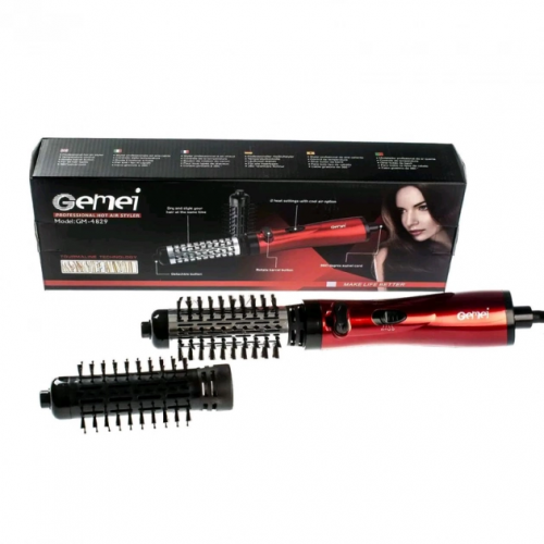 Фен-щітка для волосся Gemei Gm-4829 Фен-щітка для волосся Gemei Gm-4829