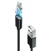 Кабель Grand-X USB-Lightning, магнітний, 1м, Black (MG-01L) в інтернет супермаркеті PbayMarket!