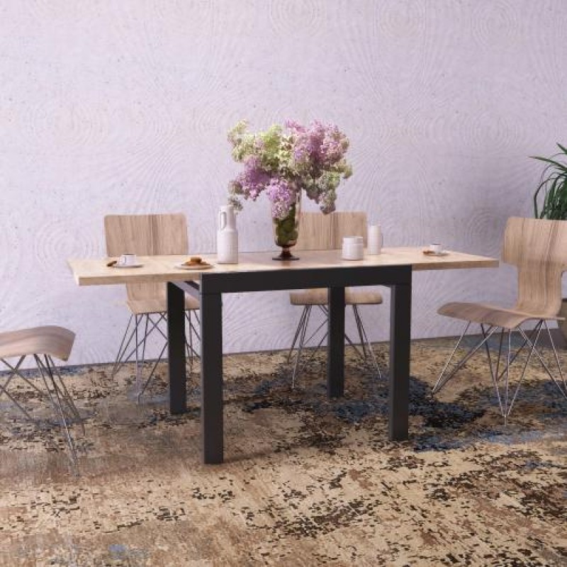 Стіл-трансформер Art in Head Kors 690x750x890 Дуб експресів пісочний/Венге (TB17110000200)