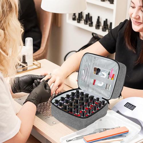 Сумка органайзер Max Manicure для зберігання манікюрного приладдя Сіра (IBH049S) Сумка органайзер Max Manicure для зберігання манікюрного приладдя Сіра (IBH049S)
