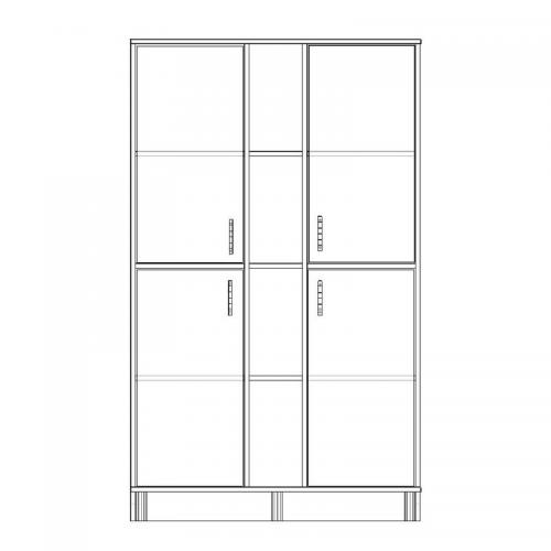 Шафа-Пенал Тиса Мебель ШС-124 Дуб сонома 166x35x100 см Шафа-Пенал Тиса Мебель ШС-124 Дуб сонома 166x35x100 см