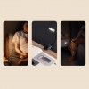 Універсальна акумуляторна LED лампа на кліпсі Baseus Comfort Reading Mini Clip Lamp DGRAD-0G (Темно-сіра)