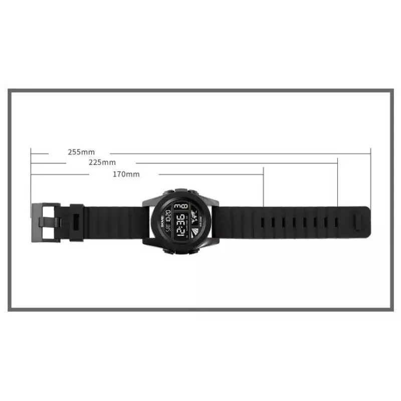 Чоловічий спортивний годинник Skmei 1906 Чорний