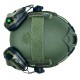 Шолом кевларовий FAST NIJ IIIA та навушники Earmor M31H Mod3 XL Ranger Green