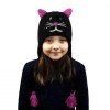 Шапка з вушками дитяча Kathmandu Animals Black cat One Size Чорний (23036) в інтернет супермаркеті PbayMarket!