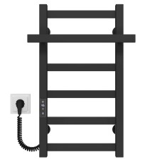 Рушникосушарка електрична Nicolе П6 300х600 Deffi Чорний JD04 (A.NI.60.30.6.E.B.L.2)