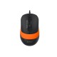Миша A4Tech FM10 Black/Orange USB
