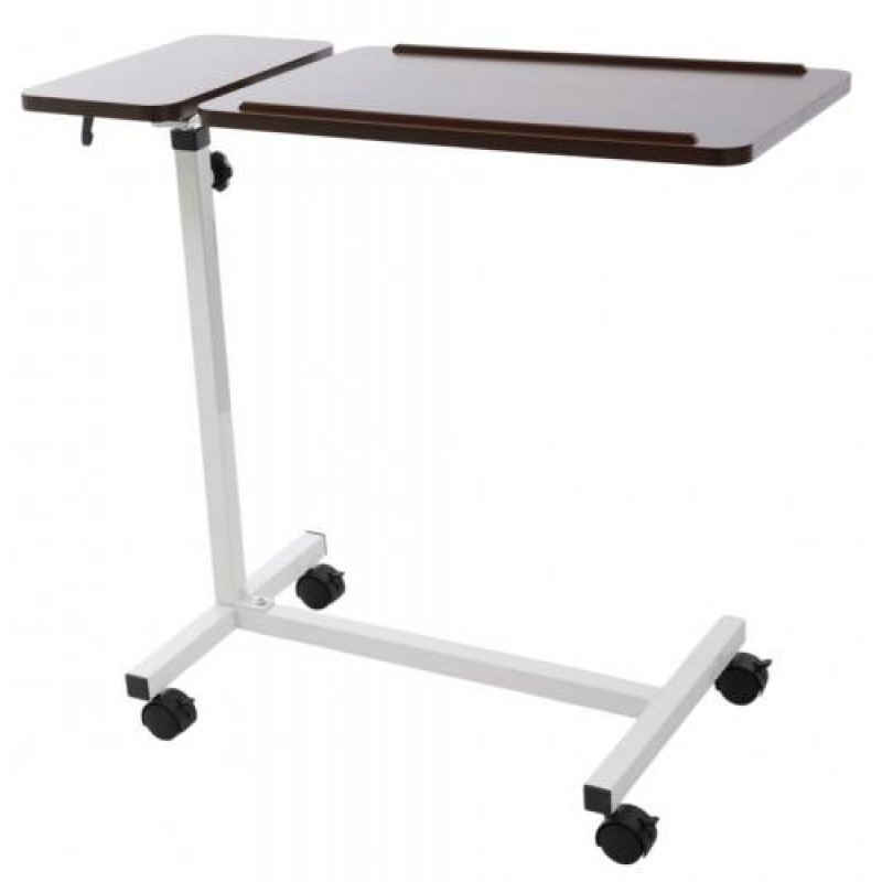 Столик приліжковий з регулюванням висоти MED1 SC-OT03 Темний горіх