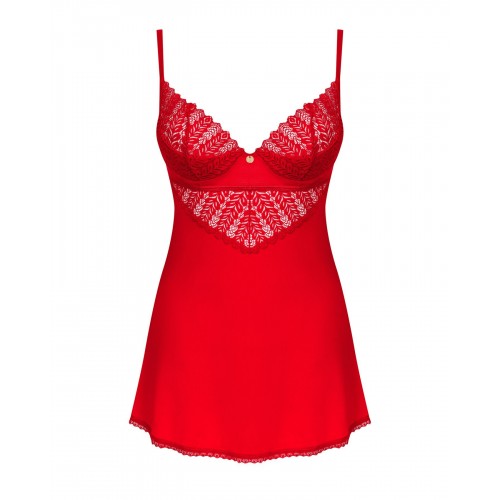 Пеньюар Obsessive Ingridia chemise & thong M/L в інтернет супермаркеті PbayMarket!