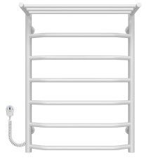 Рушникосушарка електрична Трапеція з полицею П7 500х700 Deffi Білий EF16 (C.TP.60.50.5.E.W.L.5)