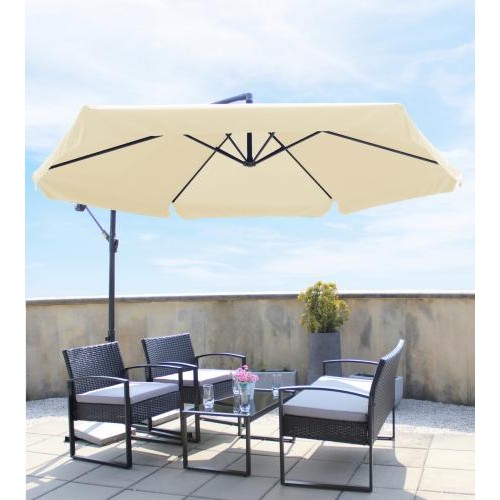 Садова парасоля GardenLine Beige 3,5 м + Чехол Садова парасоля GardenLine Beige 3,5 м + Чехол