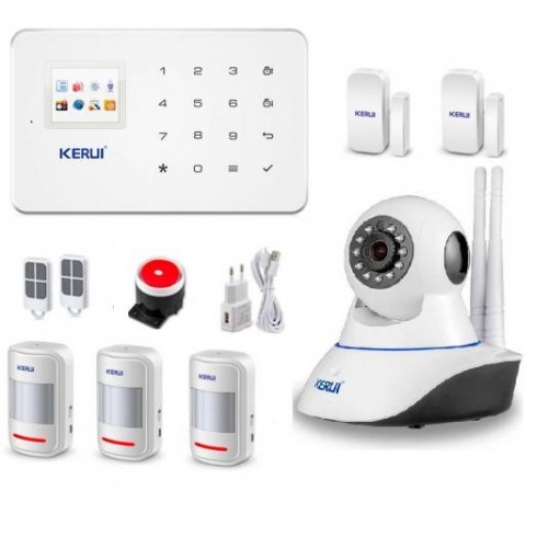 Сигналізація GSM KERUI G18 з Wi-Fi IP камерою для 3-х кімнатної квартири (HJDJDFJ7D) Сигналізація GSM KERUI G18 з Wi-Fi IP камерою для 3-х кімнатної квартири (HJDJDFJ7D)