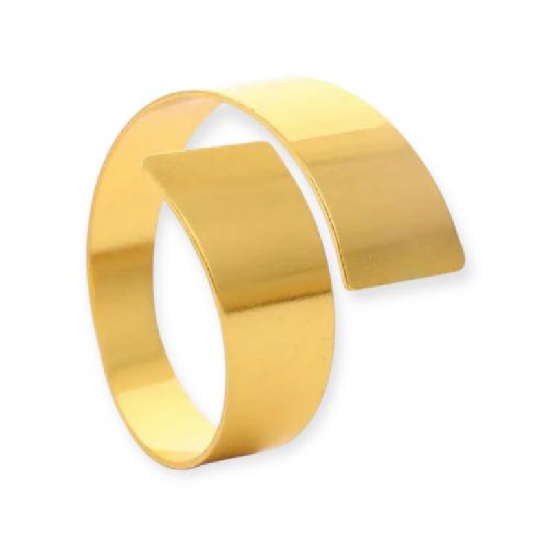 Набір каблучок для серветок Світ текстилю Gold 6 шт 45х50 мм Золотистий