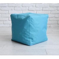 Безкаркасний пуф Tia-Sport Кубик 30х30х30 см світло-блакитний (sm-0012B)