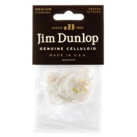 Медіатори Dunlop 483P04MD Genuine Celluloid White Pearloid Medium Player's Pack (12 шт.) Медіатори Dunlop 483P04MD Genuine Celluloid White Pearloid Medium Player's Pack (12 шт.)
