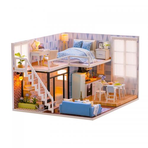 Ляльковий будинок конструктор DIY Cute Room L-023 Таунхаус 3D (5793-19401)