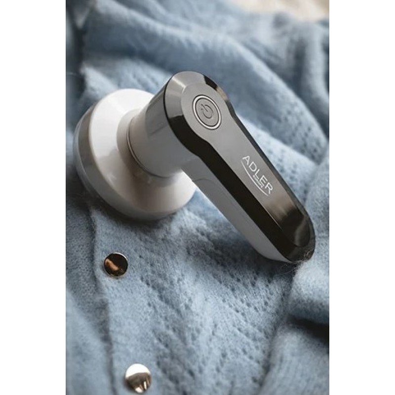 Машинка для видалення катишків з одягу Adler AD 9615, біла з чорним