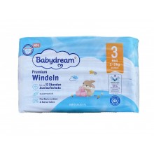 Дитячі одноразові підгузники Babydream Premium 3 Midi 5-9 кг 46 шт