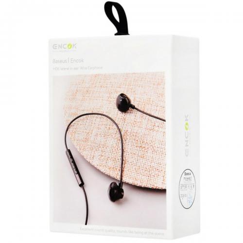 Навушники BASEUS Enock H06 lateral in-ear Wire 3.5 mini-jack 1,2 м Black