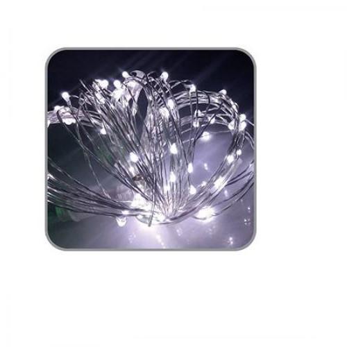 Гірлянда LED світлодіодна зовнішня з контролером 10м Stenson R82853-1 Білий Гірлянда LED світлодіодна зовнішня з контролером 10м Stenson R82853-1 Білий