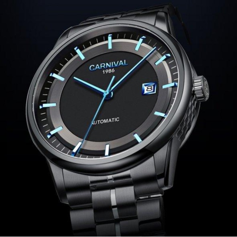 Чоловічий наручний годинник Carnival Special Чорний (1312877689)
