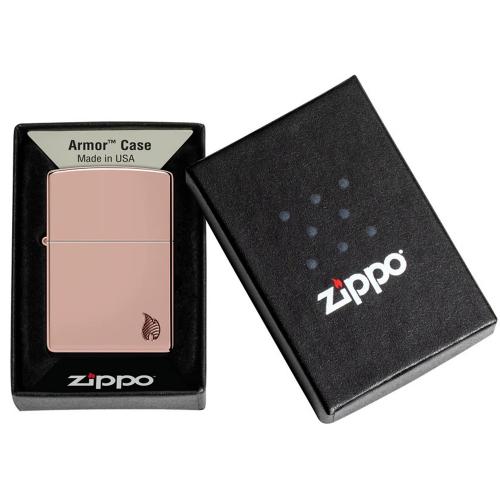 Запальничка бензинова Zippo Armor Series Flame Рожевий (46401) Запальничка бензинова Zippo Armor Series Flame Рожевий (46401)
