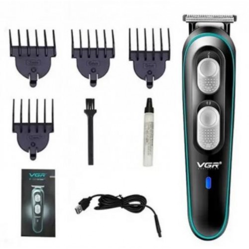Акумуляторна машинка для стрижки VGR V-055 10 Вт Чорний (2390000057) Акумуляторна машинка для стрижки VGR V-055 10 Вт Чорний (2390000057)
