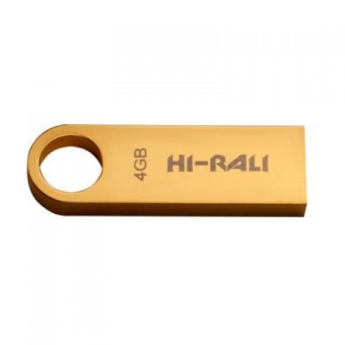 Флеш-накопичувач USB 4GB Hi-Rali Shuttle Series Gold (HI-4GBSHGD) в інтернет супермаркеті PbayMarket!