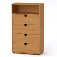 Комод МГ-7 тумба-1 Компаніт Вільха (80х40х137,1 см) Комод МГ-7 тумба-1 Компаніт Вільха (80х40х137,1 см)