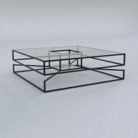 Кавовий журнальний столик у стилі Loft NS-537 580x1200x1200 мм Черный Кавовий журнальний столик у стилі Loft NS-537 580x1200x1200 мм Черный