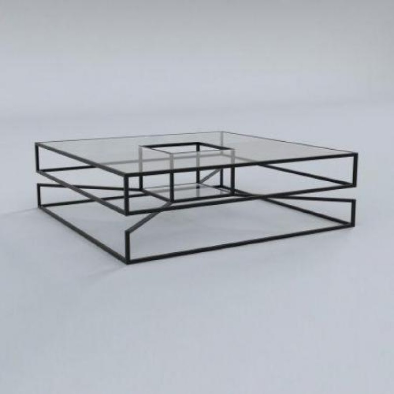 Кавовий журнальний столик у стилі Loft NS-537 580x1200x1200 мм Черный