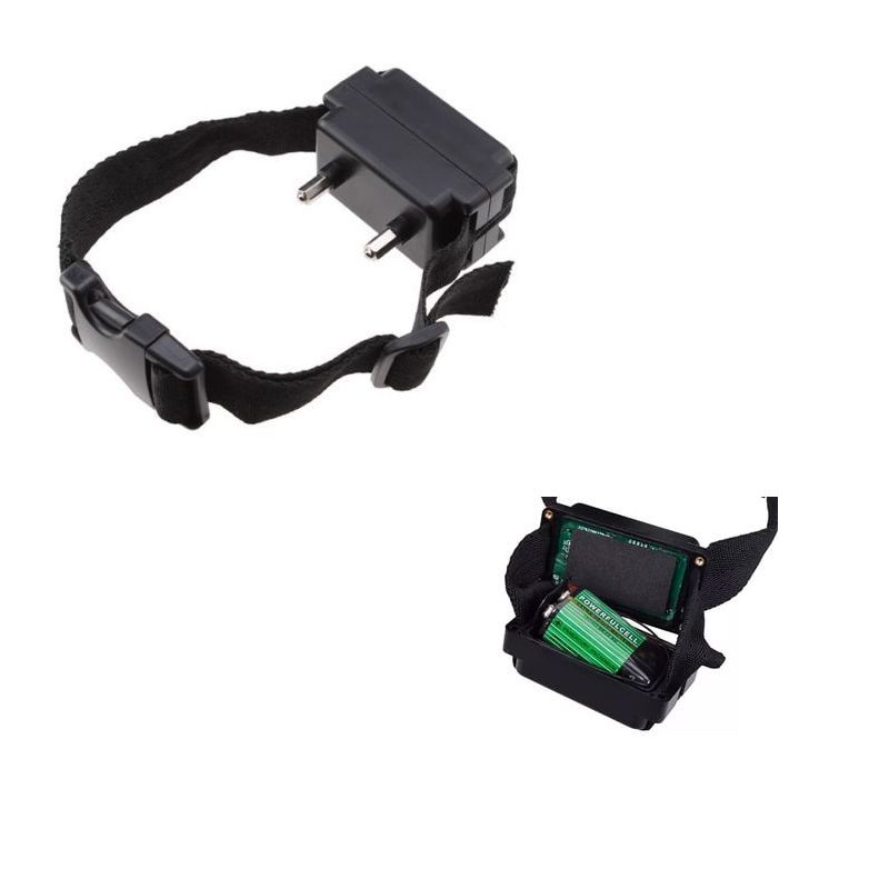 Електронний паркан для собак з 2ма нашийниками на батарейці Крона Pet W-227B, провідний