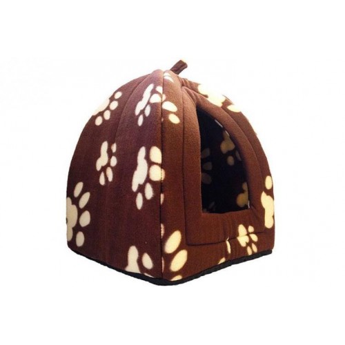 М'який будиночок для домашніх тварин Kennel Portable Dog House теплий лежак для собак і кішок Коричневий М'який будиночок для домашніх тварин Kennel Portable Dog House теплий лежак для собак і кішок Коричневий