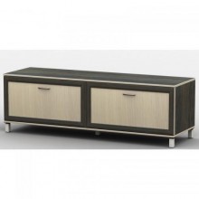 Тумба під телевізор Тиса Мебель ТВ-221 Венге Дуб молочний 44x45x120 см