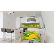 Наклейка вінілова на стіл Zatarga «Лімони» 650х1200 мм Z180755/1st