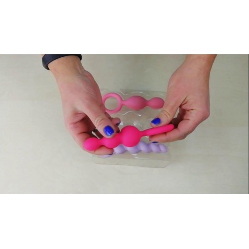 Набір анальних пробок Satisfyer Plugs 3 шт Різнокольоровий (SO2324)