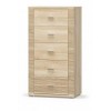Комод для речей Меблі Сервіс Гресс 5Ш дуб самоа