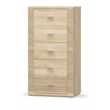 Комод для речей Меблі Сервіс Гресс 5Ш дуб самоа Комод для речей Меблі Сервіс Гресс 5Ш дуб самоа