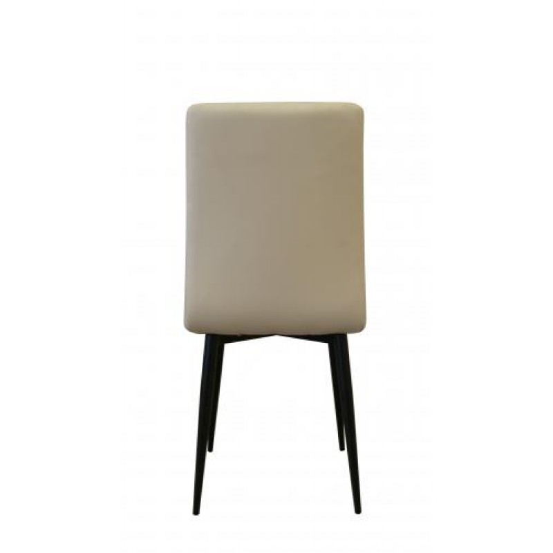 Стілець Max's furniture Мічіган 02 Чорний/Бежевий