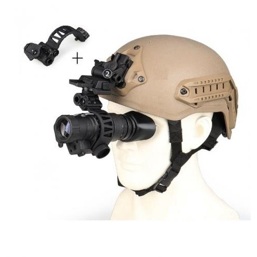Монокуляр нічного бачення PVS 14 до 400 м із кріпленнями Mount на шолом