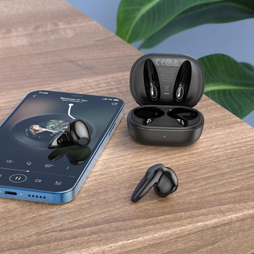 Бездротові навушники Borofone BW18 Bluetooth V5.3 30/250mAh 4h LED індикатор Black