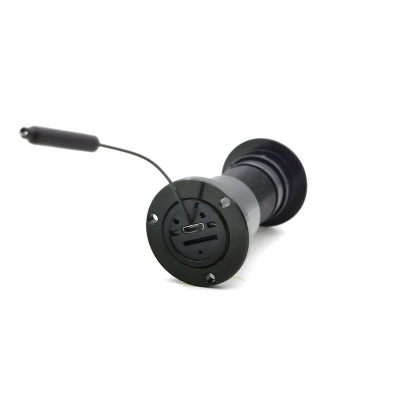 WiFi відеовічко c датчиком руху, підсвіткою і записом Nectronix DW-305W, чорний, Tuya Smart App