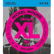 Струни для електрогітари D'Addario EXL120+ Nickel Wound Super Light Plus Electric Strings 9.5/44