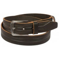 Шкіряний ремінь Skipper 110-130 x 3.8 см Коричневий (1137-38)